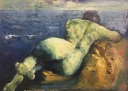 La sposa del marinaio, olio su tavola - cm 50 x 70